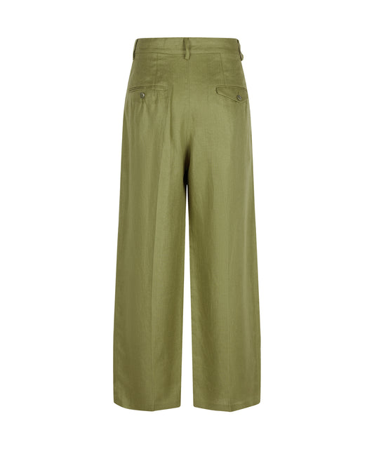 Laid-back Elegance Linen Trousers