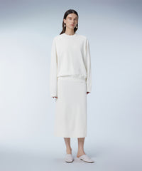 Breathable Washi-yarn Pleated Loose-fit Top