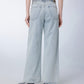 Moderately Flared High-Waist Jeans