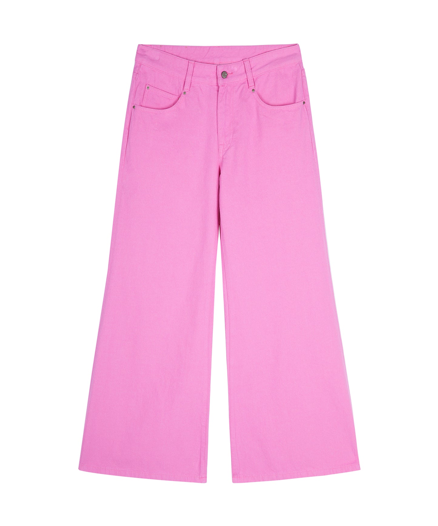 Comfort Colored Flared-leg Jeans