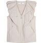 Relaxed Chic Pleated Vest