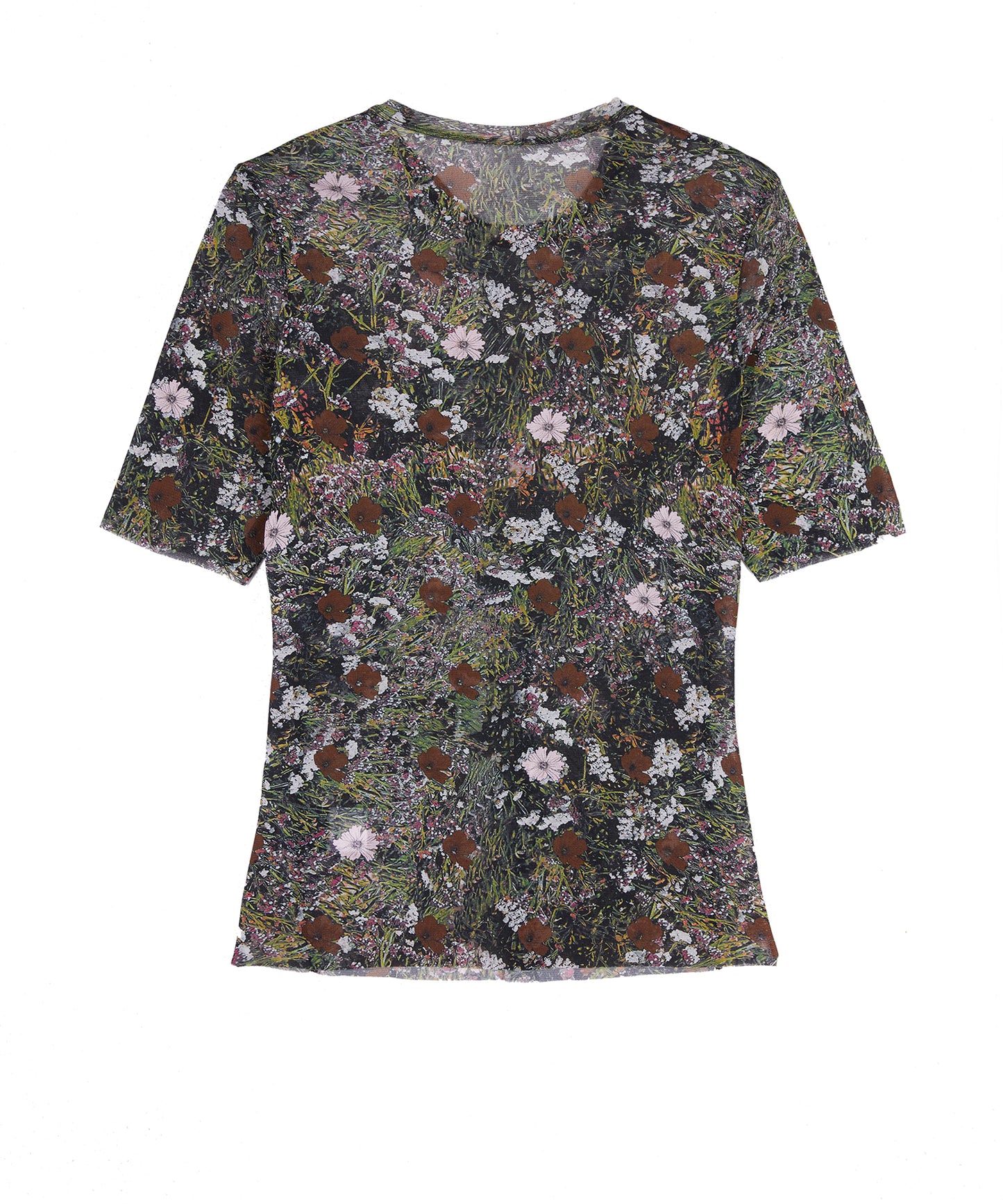 Floral-pattern Second Skin Top