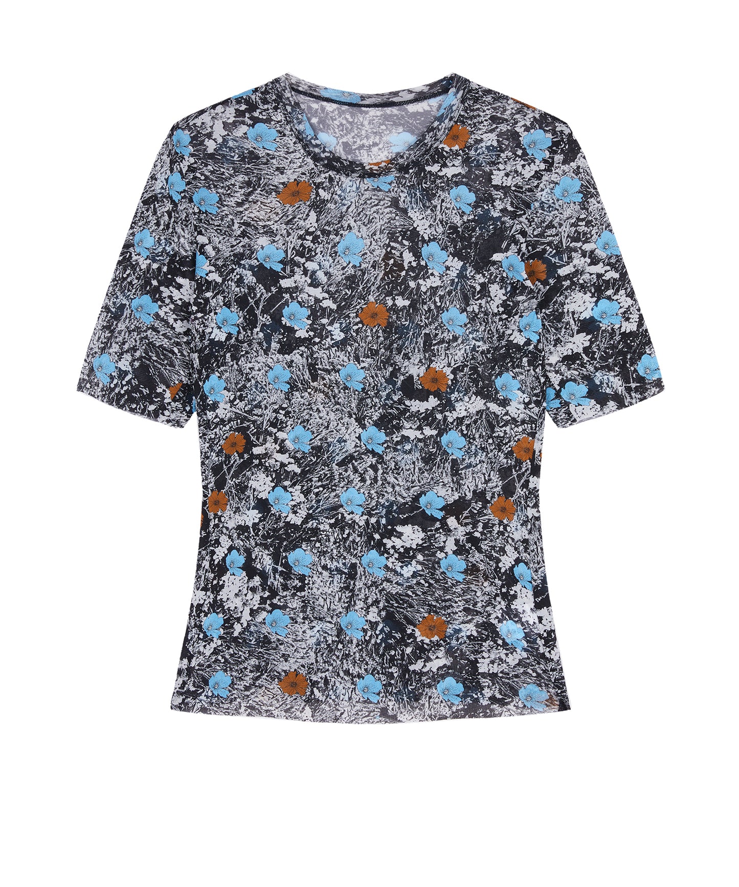 Floral-pattern Second Skin Top