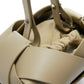 Faux Leather Braided Shoulder Bag
