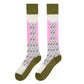 Geometric Jacquard Sheer Socks