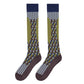 Geometric Jacquard Sheer Socks