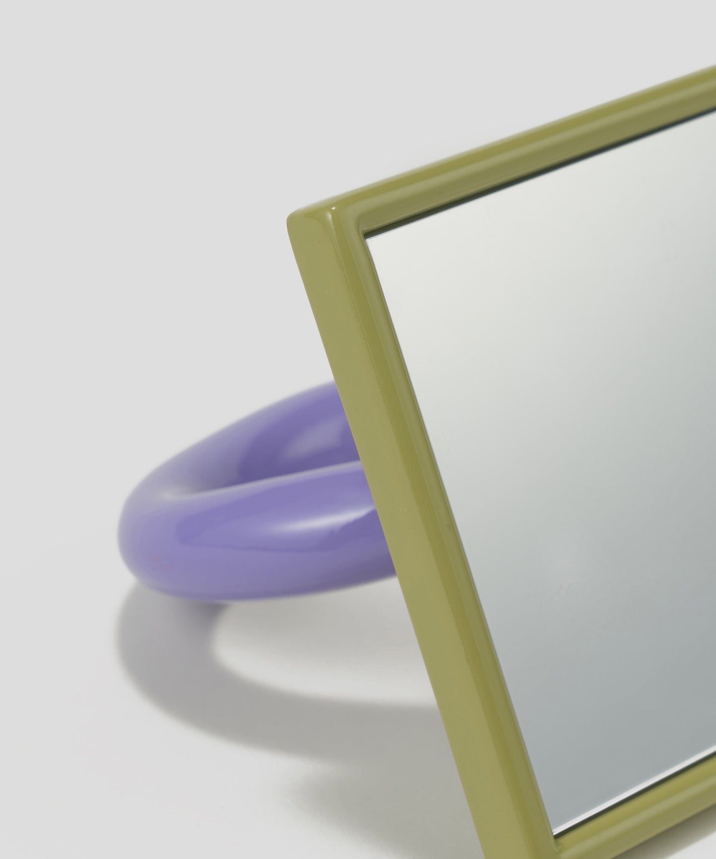 HOME Compact Square Mirror with Stand