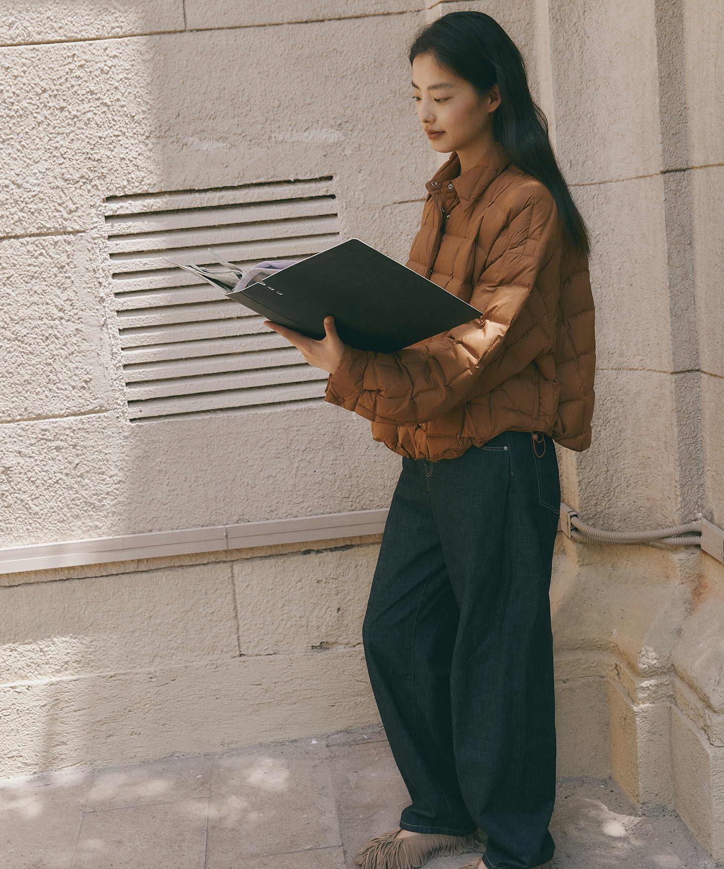 Oversized Quilted Down Jacket