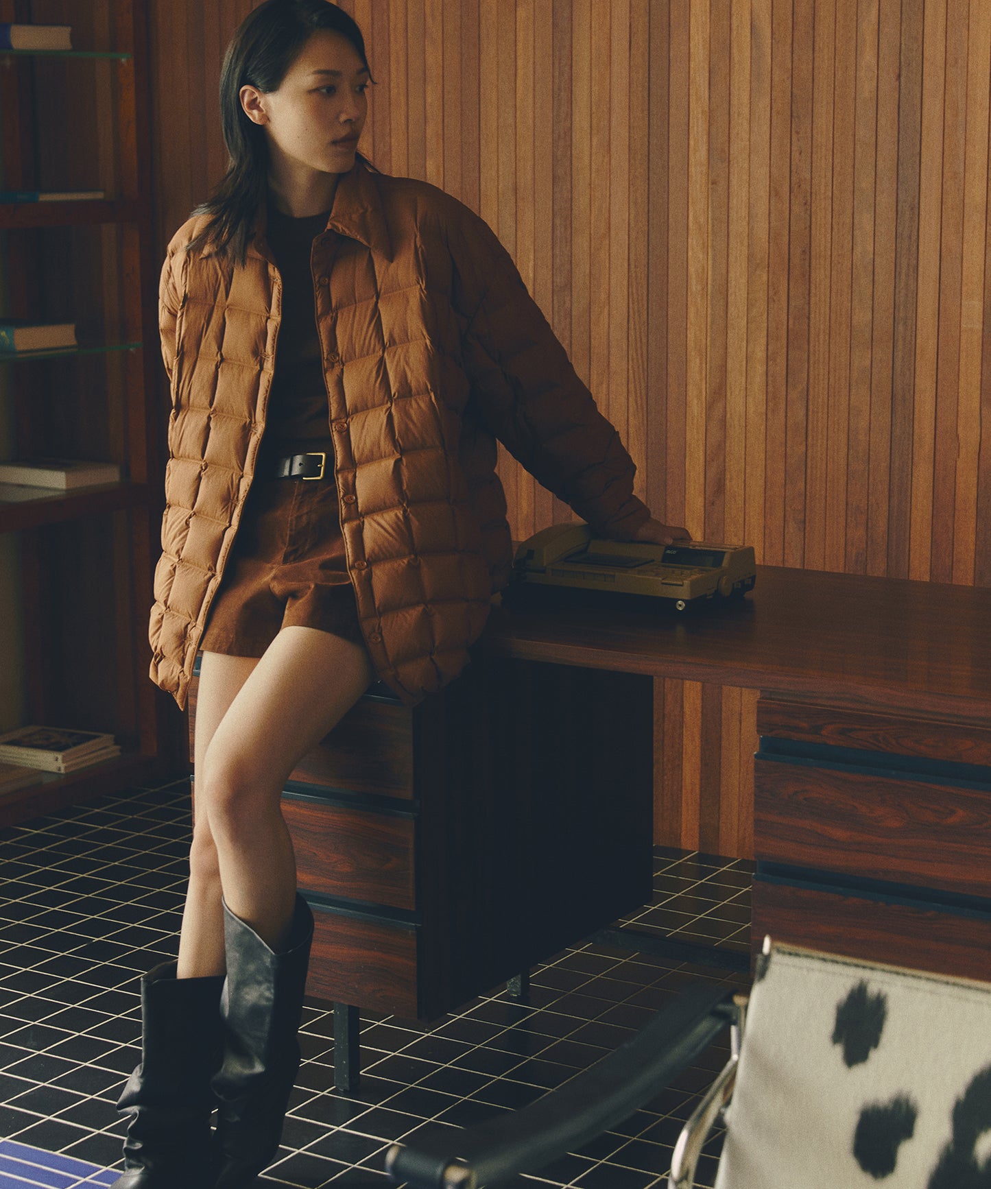 Oversized Quilted Down Jacket