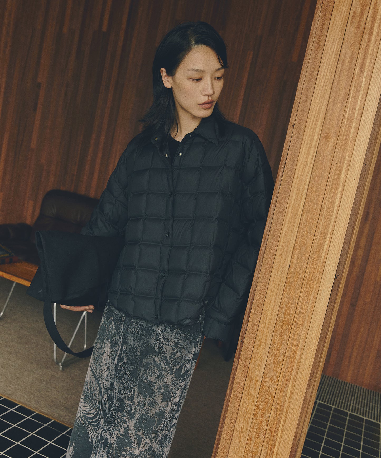 Oversized Quilted Down Jacket