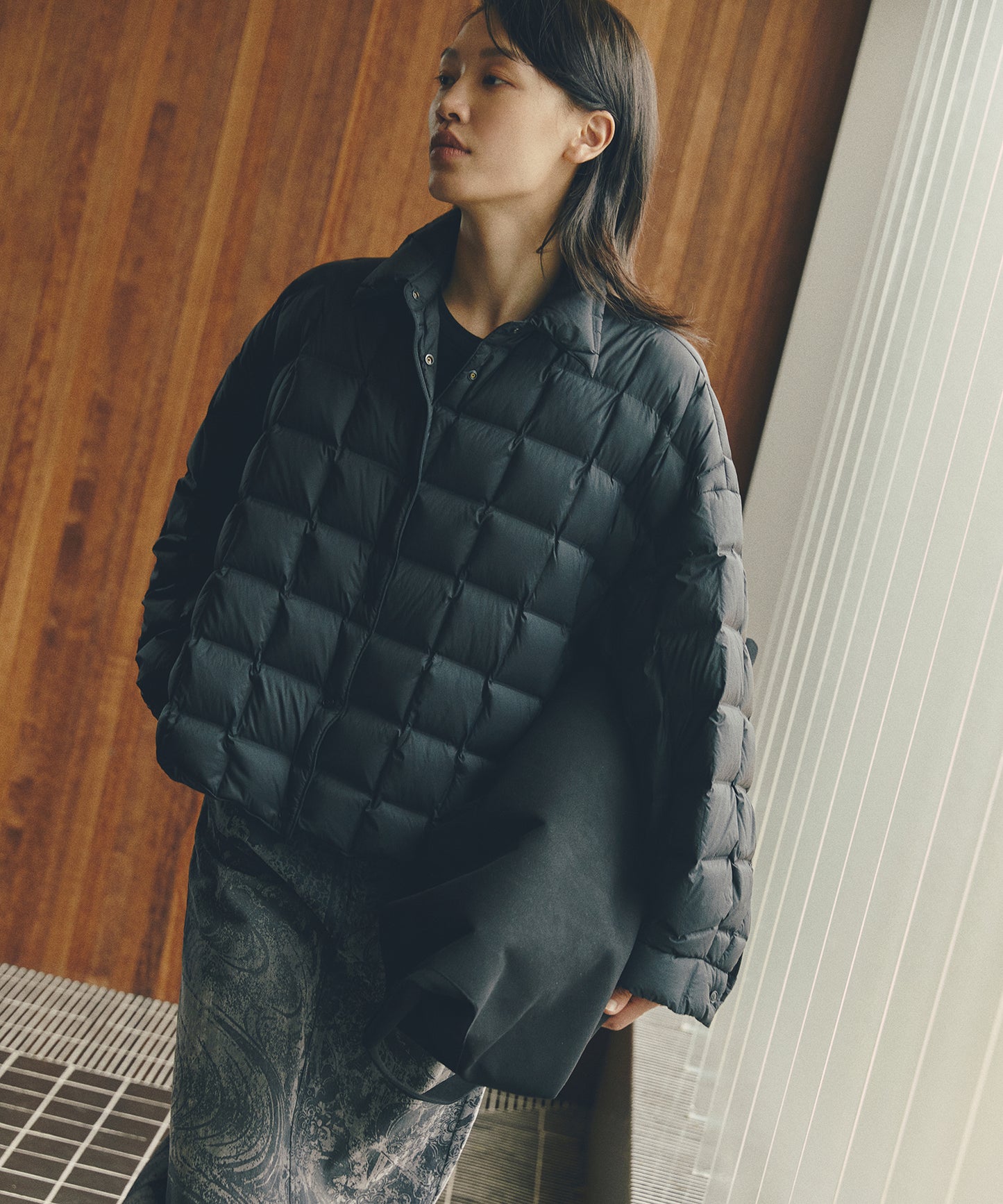 Oversized Quilted Down Jacket