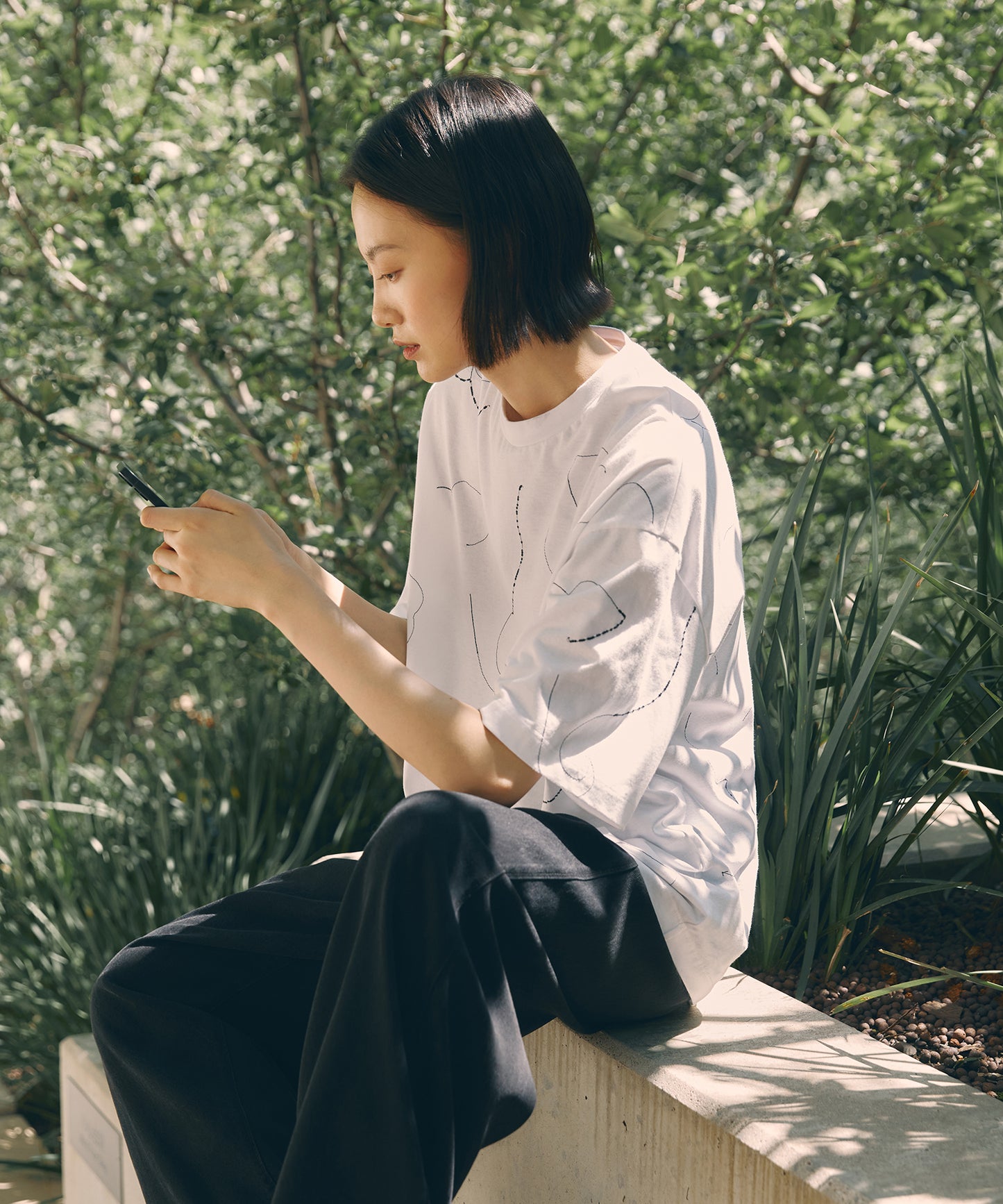 Embroidered Cotton T-Shirt