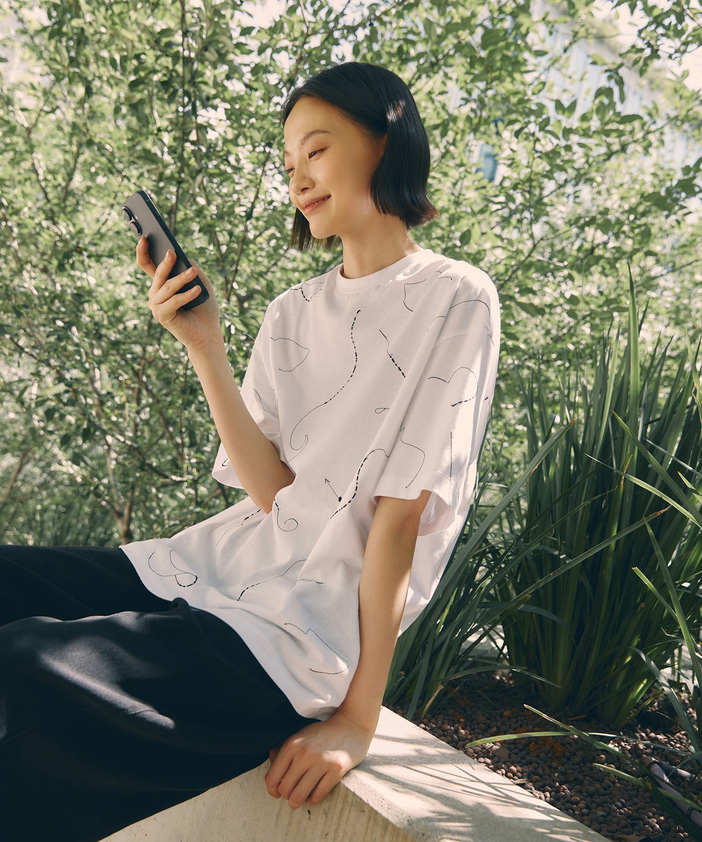 Embroidered Cotton T-Shirt